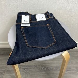NWT 3x1 M4 Selvedge Straight Jeans - 38x34